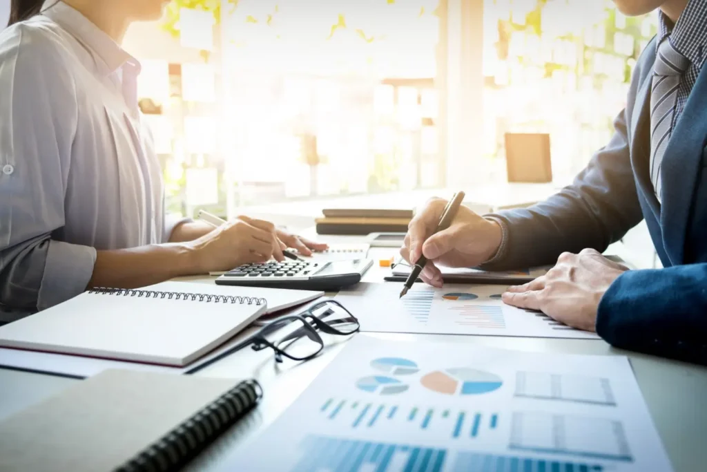 Ecommerce accountant reviewing inventory accounting and Cost of Goods Sold (COGS) reports