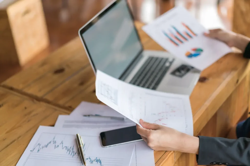 A man analysing Bookkeeping for small Businesses